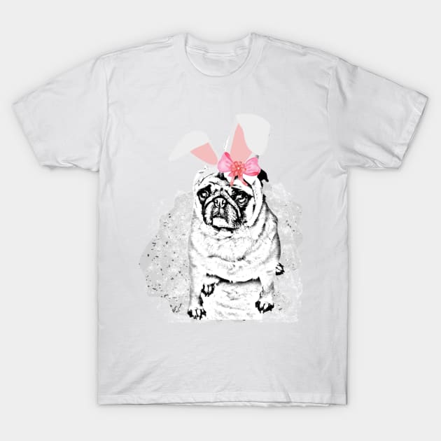 Rabbit ears puppy T-Shirt by BeatyinChaos